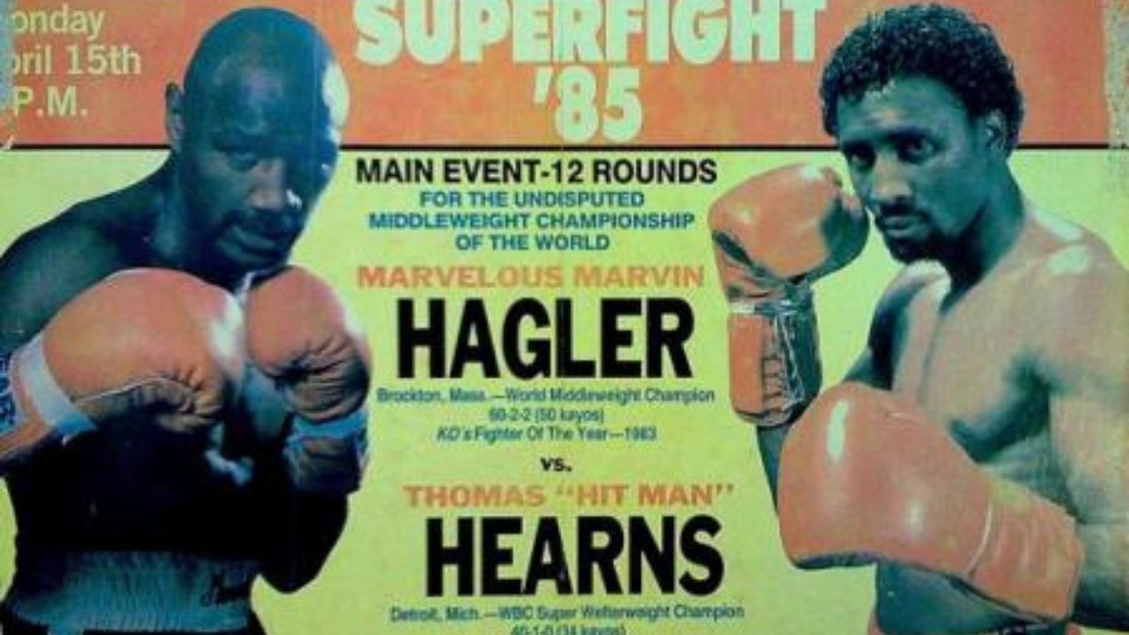 Marvin Hagler Vs Thomas Hearns Mi Pelea Favorita De Todos Los Tiempos 